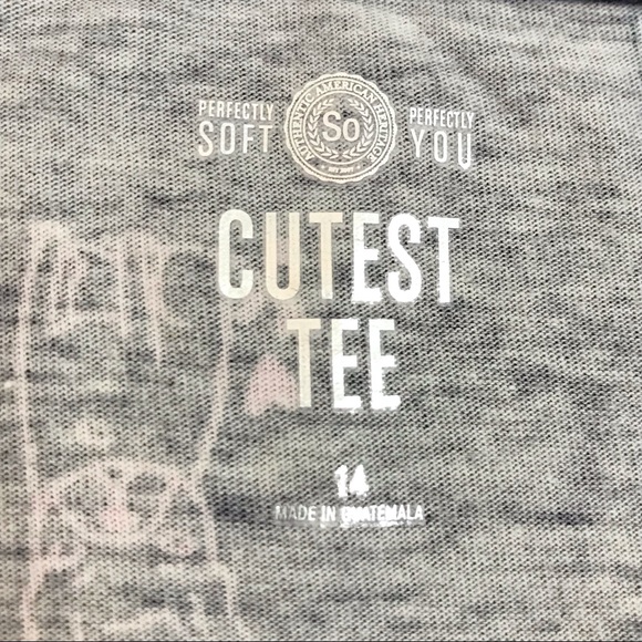 SO girls long sleeve t-shirt, navy blue with pugs and frenchie dogs all over - Picture 8 of 10